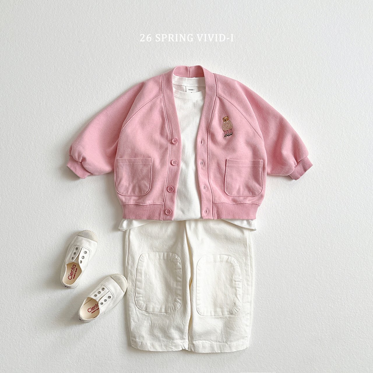 🌸預訂 韓國直送🌸🇰🇷VIVIDI三色日常基本打底長袖T恤