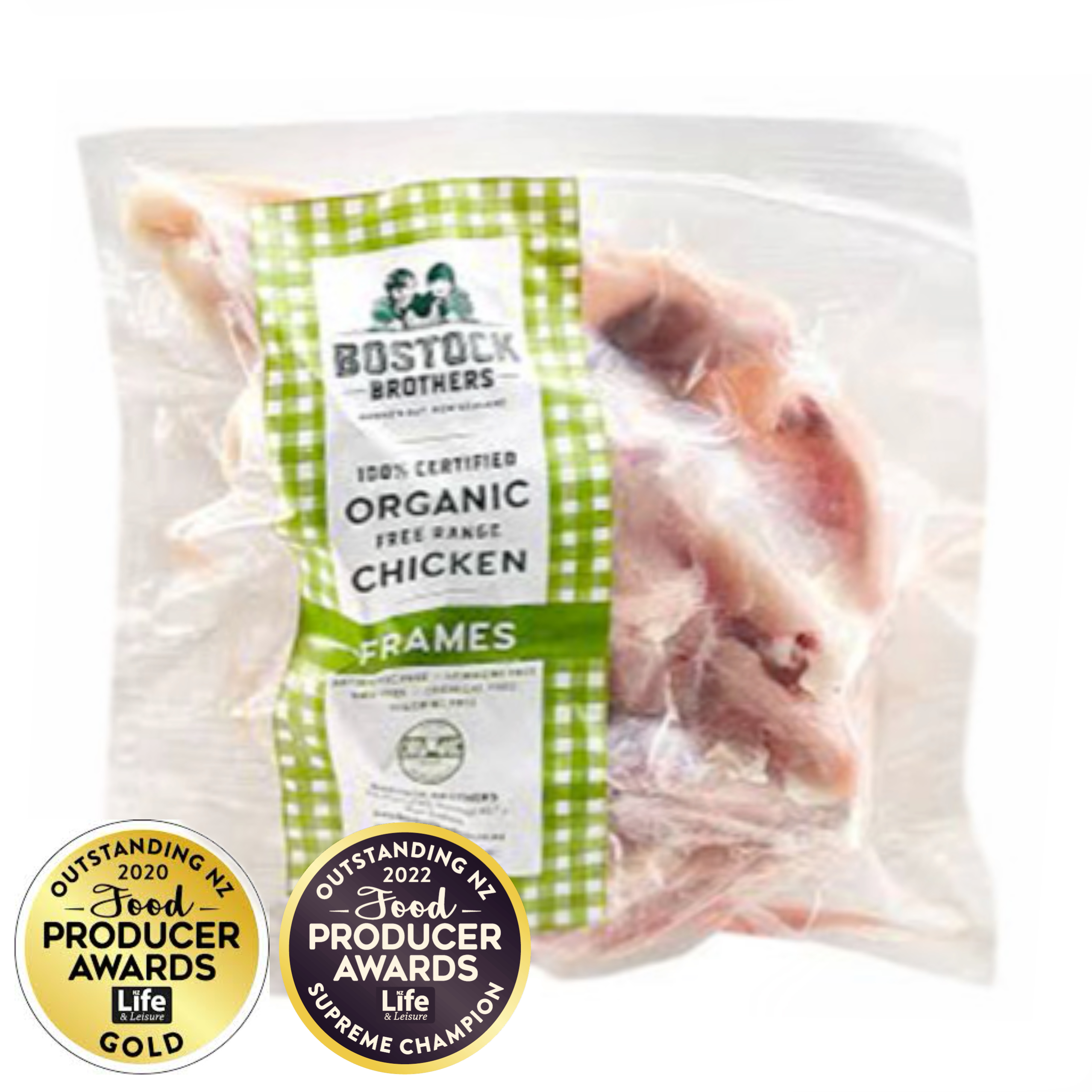 ❄️紐西蘭 有機走地雞殼 New Zealand Bostock Brothers Organic Free Range Chicken Frame