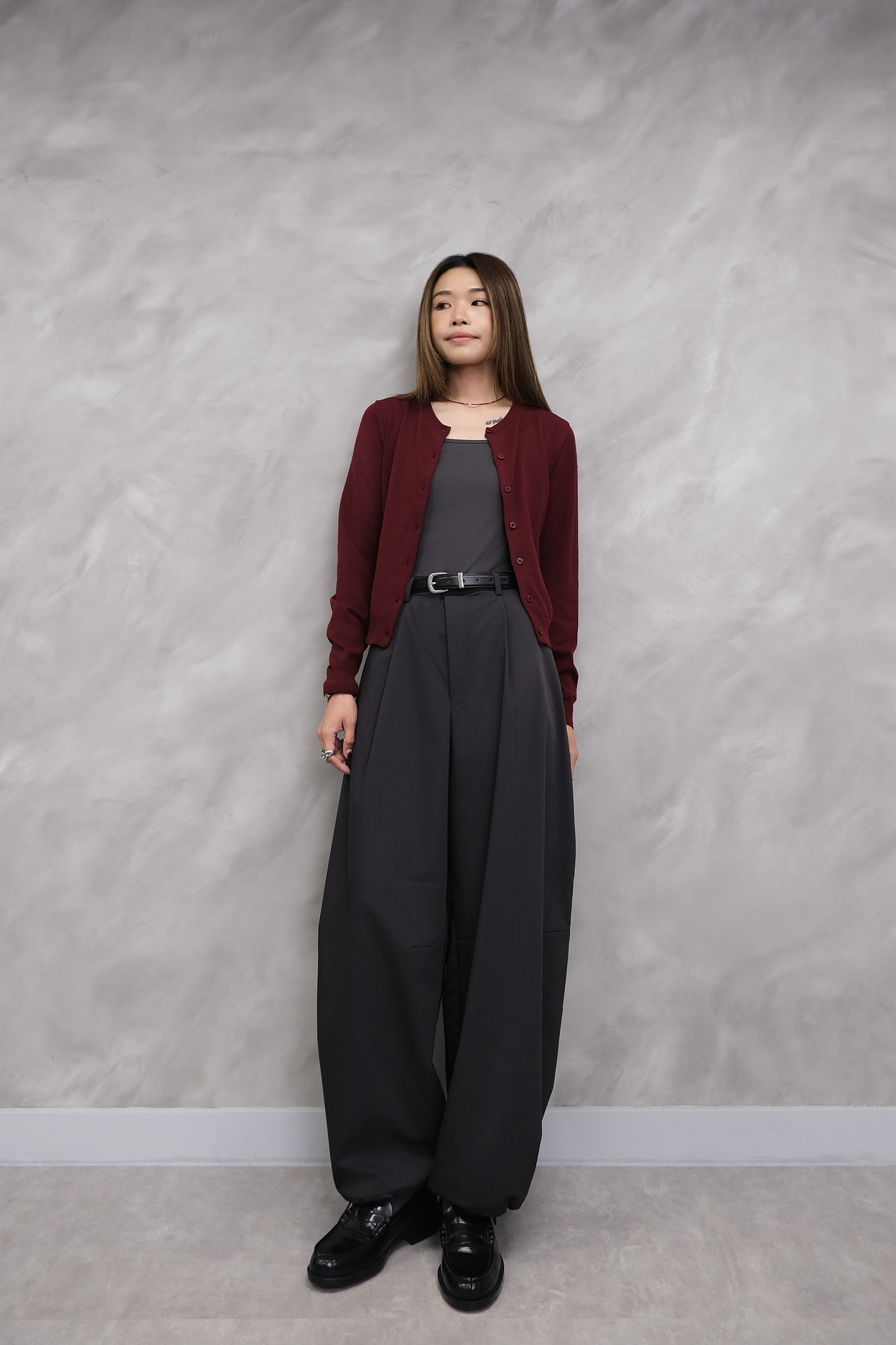 （Unisex) Urban Volume Pleated Trousers #pt24