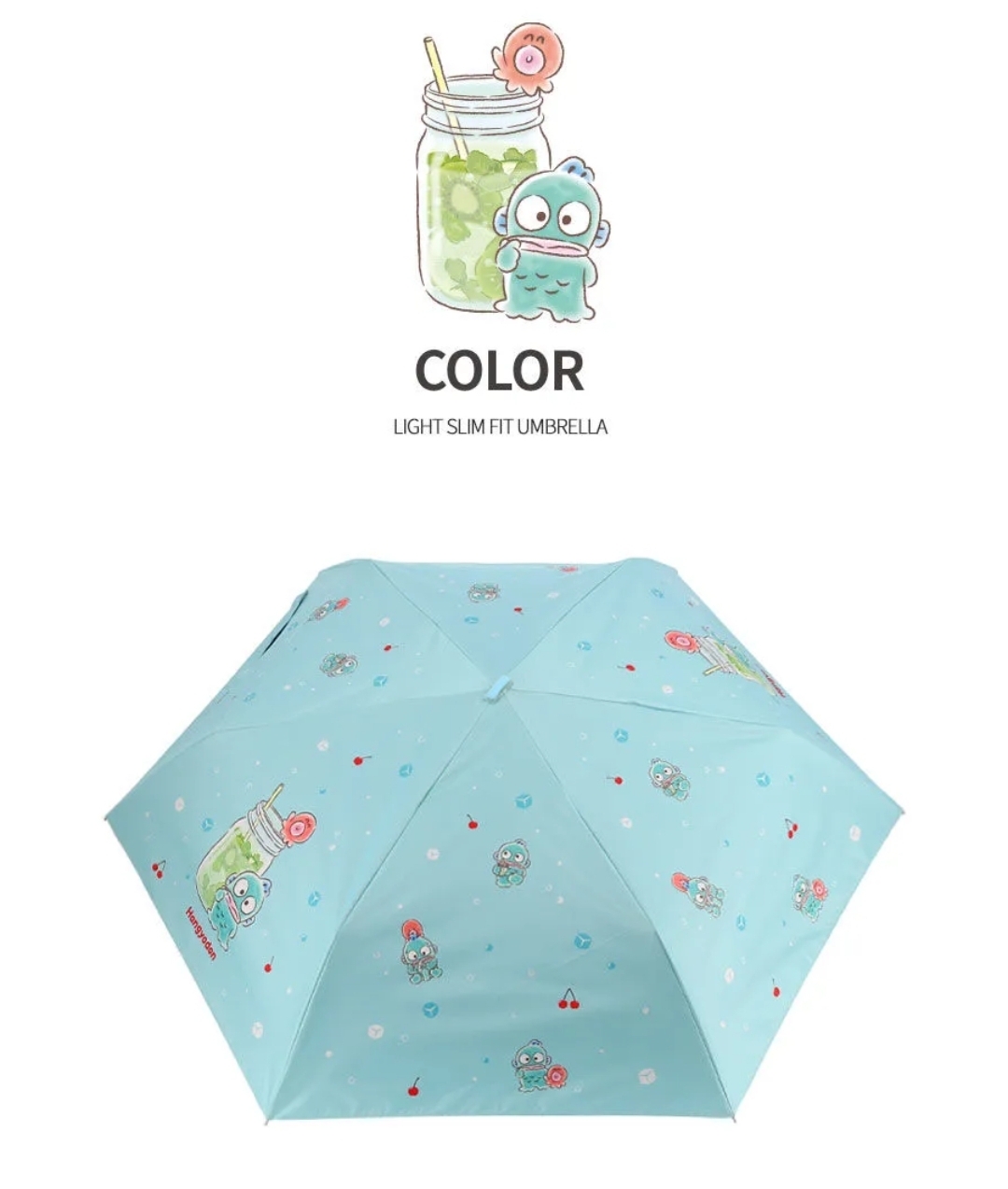 Sanrio Hangyodon水怪 防UV縮骨遮