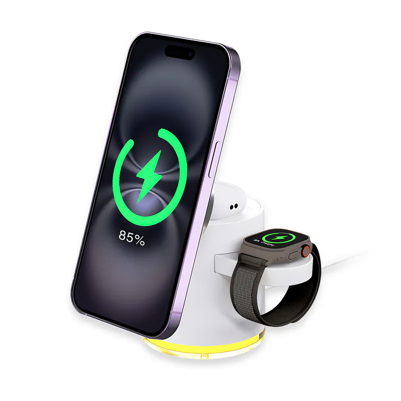 XPower MAGENGINE GE1 Qi2迷你掌心五合一 MagCharge 15W 磁吸無線充電座