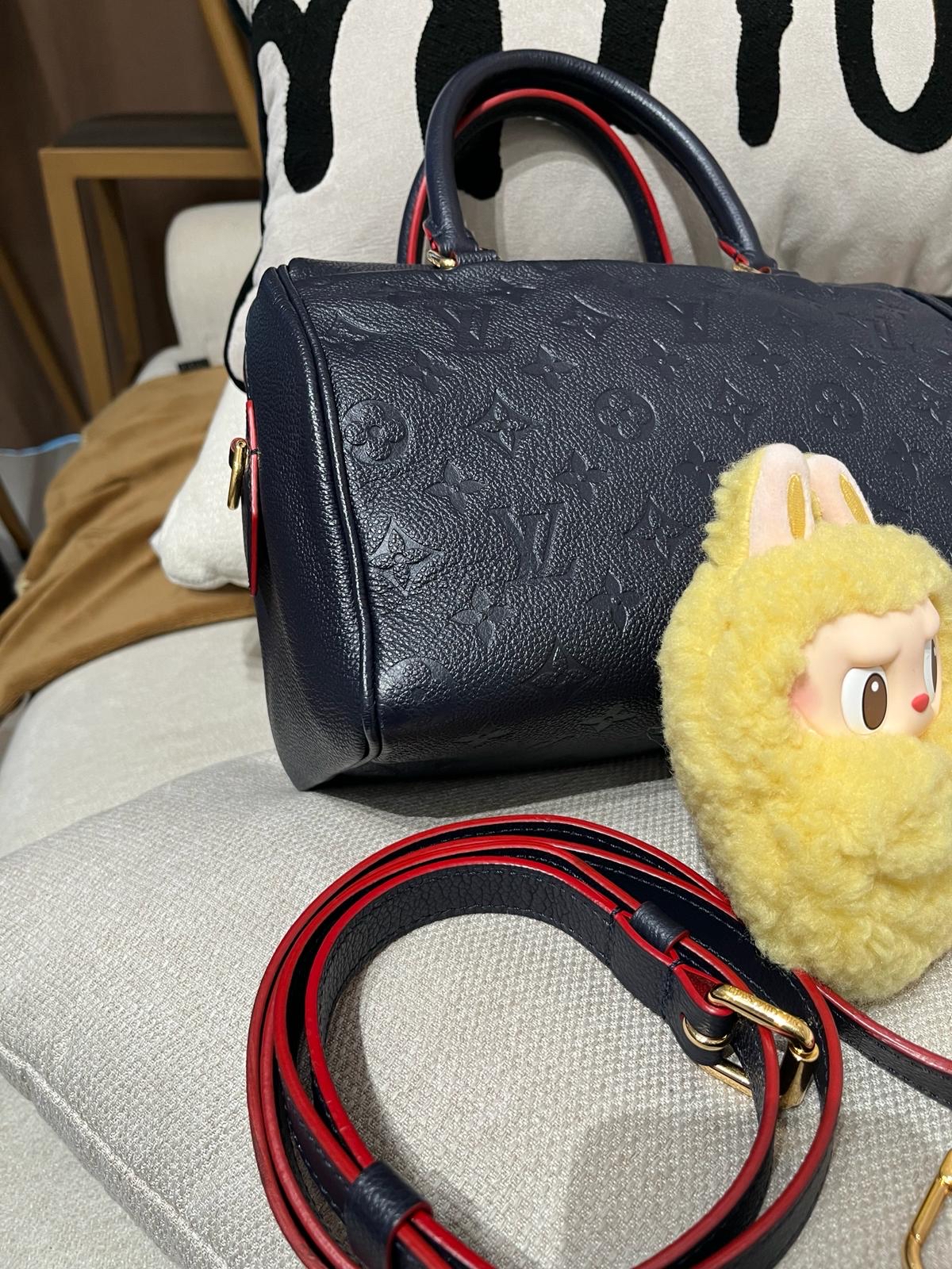 Lv Speedy Bandouliere 25 Empreinte 2 Way Bag M43501 100%Authentic, 98%New ✅Key Lock ✅Dust bag