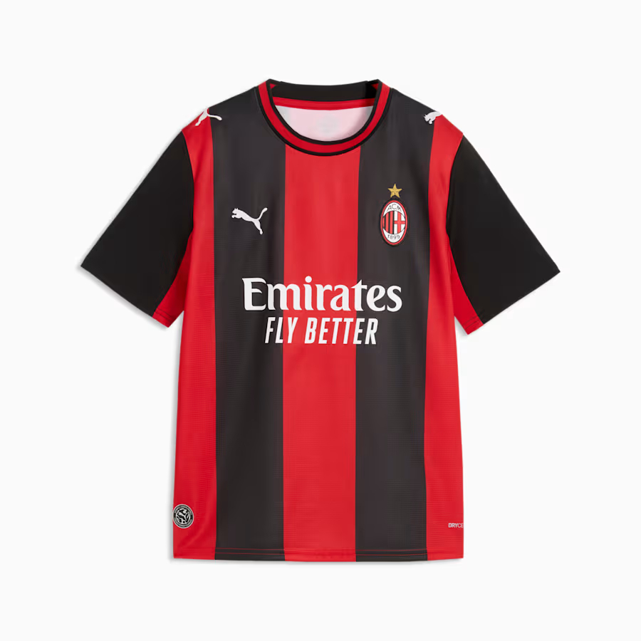 🔴紅黑條紋美學 Puma AC Milan AC米蘭 2026-27 主場童裝球迷版球衣 (可加印字章) 784124