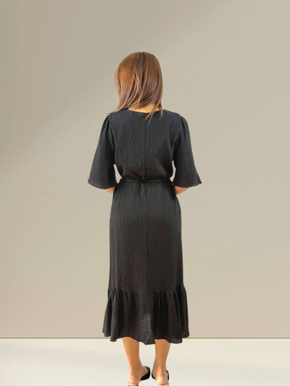 W80030 - Crinkle Serenity Dress