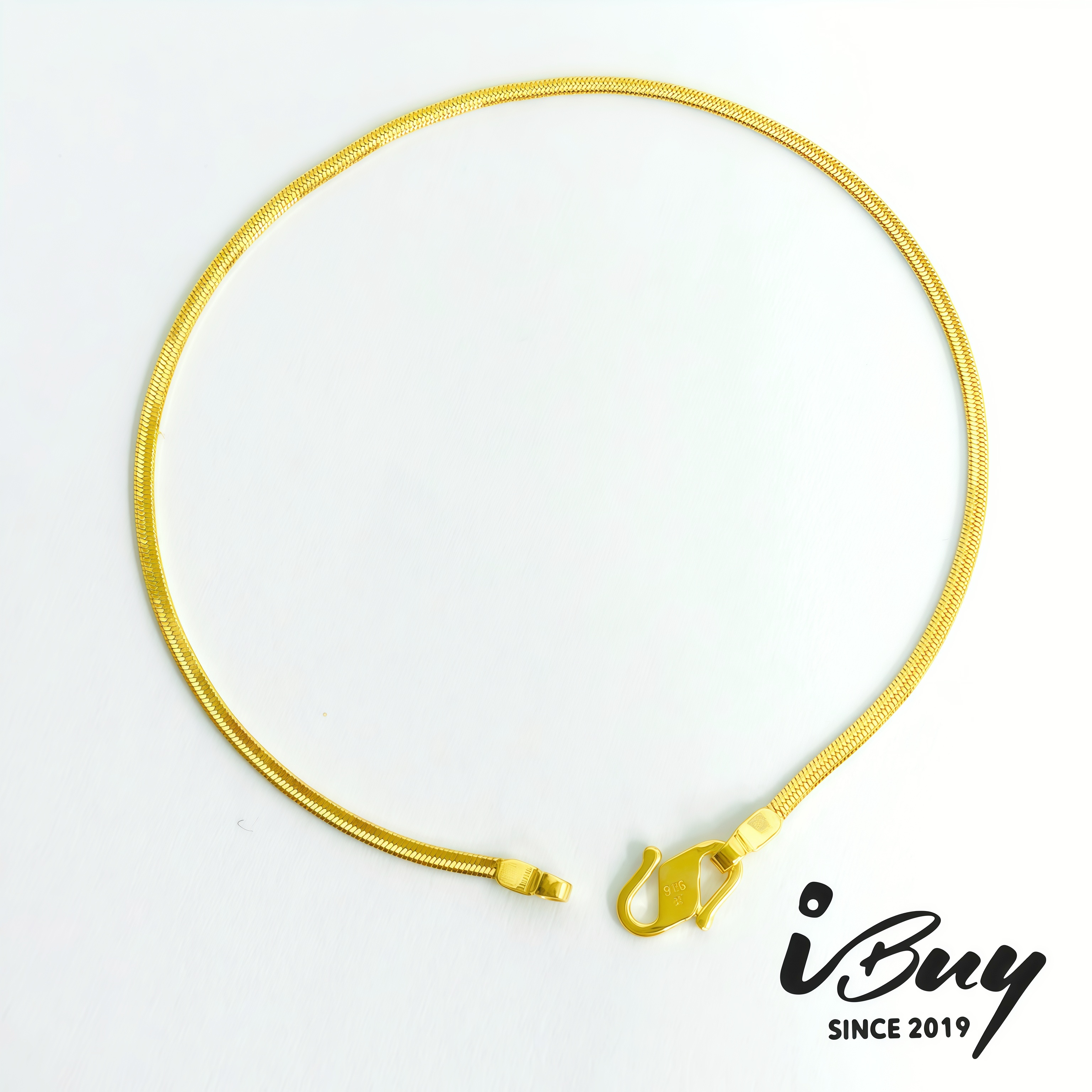 916 GOLD SNAKE BONE BRACELET (030) 916 金 蛇骨手链 (030)
