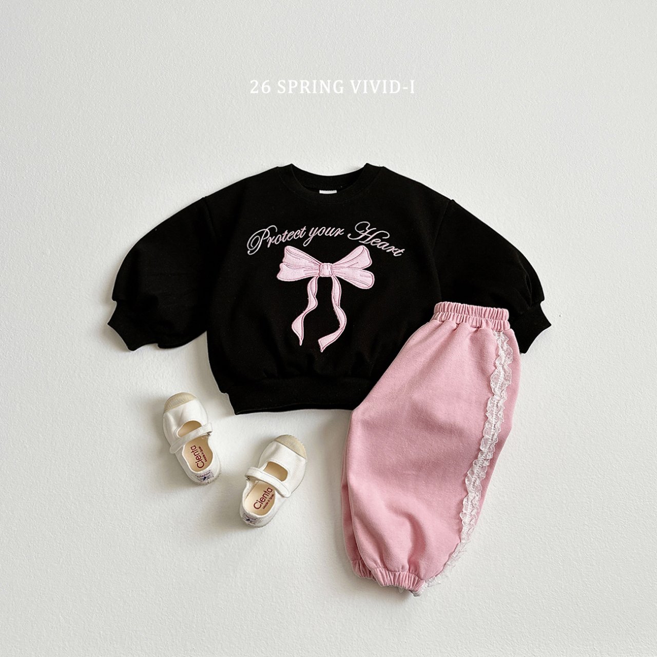 🌸預訂 韓國直送🌸🇰🇷VIVIDI三色蕾絲邊寬鬆束腳褲