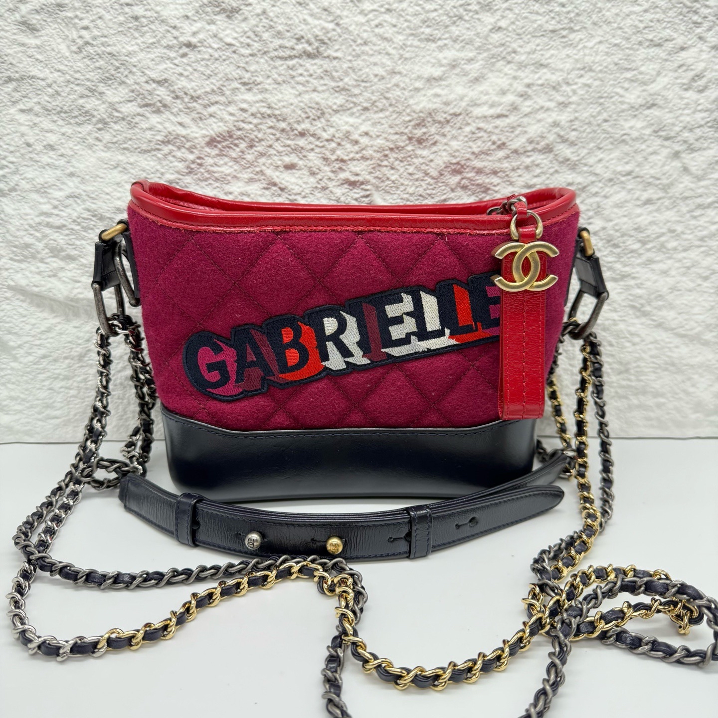 Pre-Owned CHANEL Gabrielle Logo Hobo / Product Code: 081420