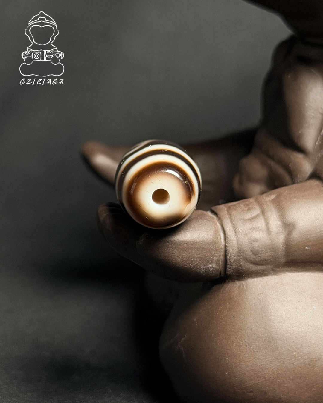 西藏至純兩眼天珠