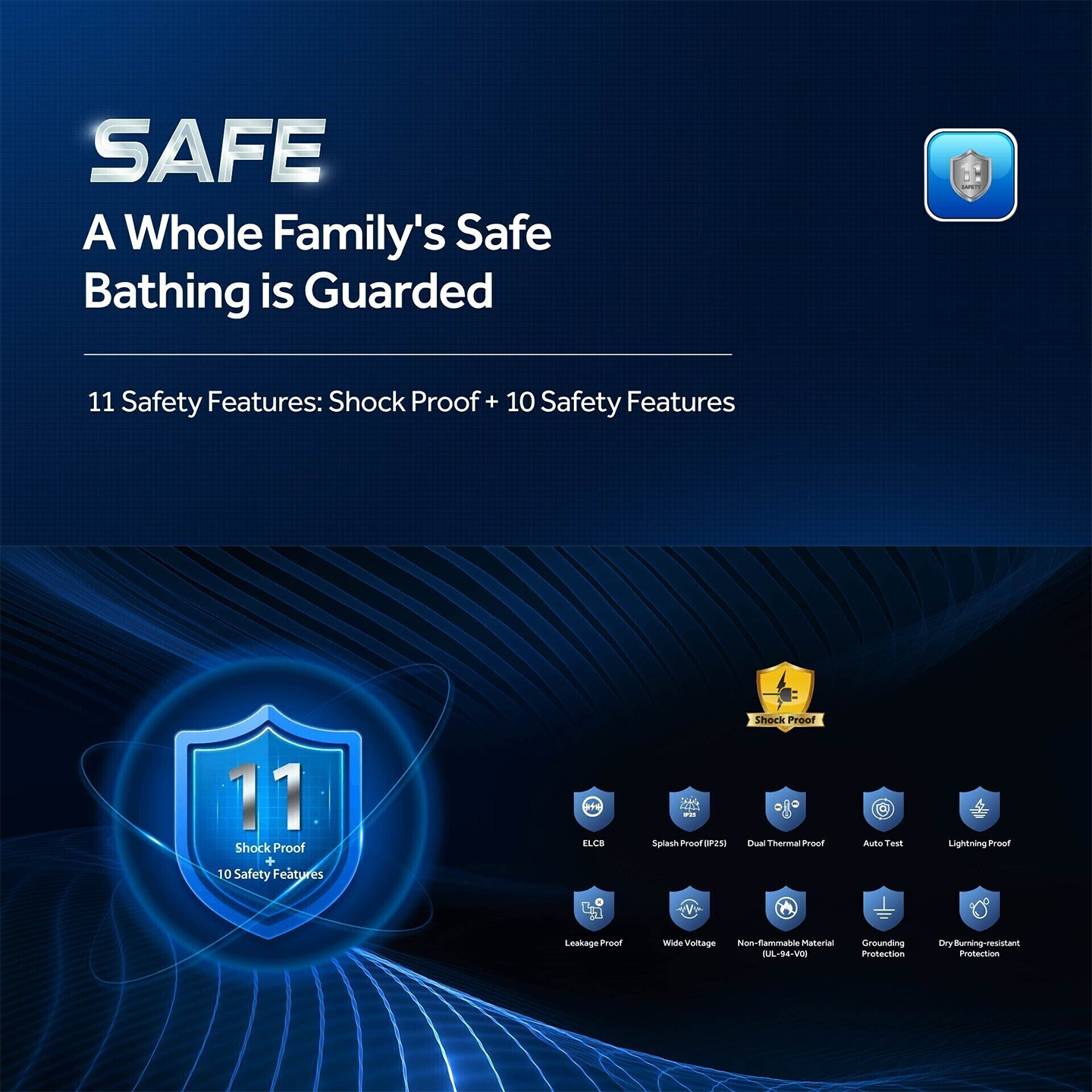 Haier 3.8kW DC Pump Water Heater Silver (EI38M-BP1WS)