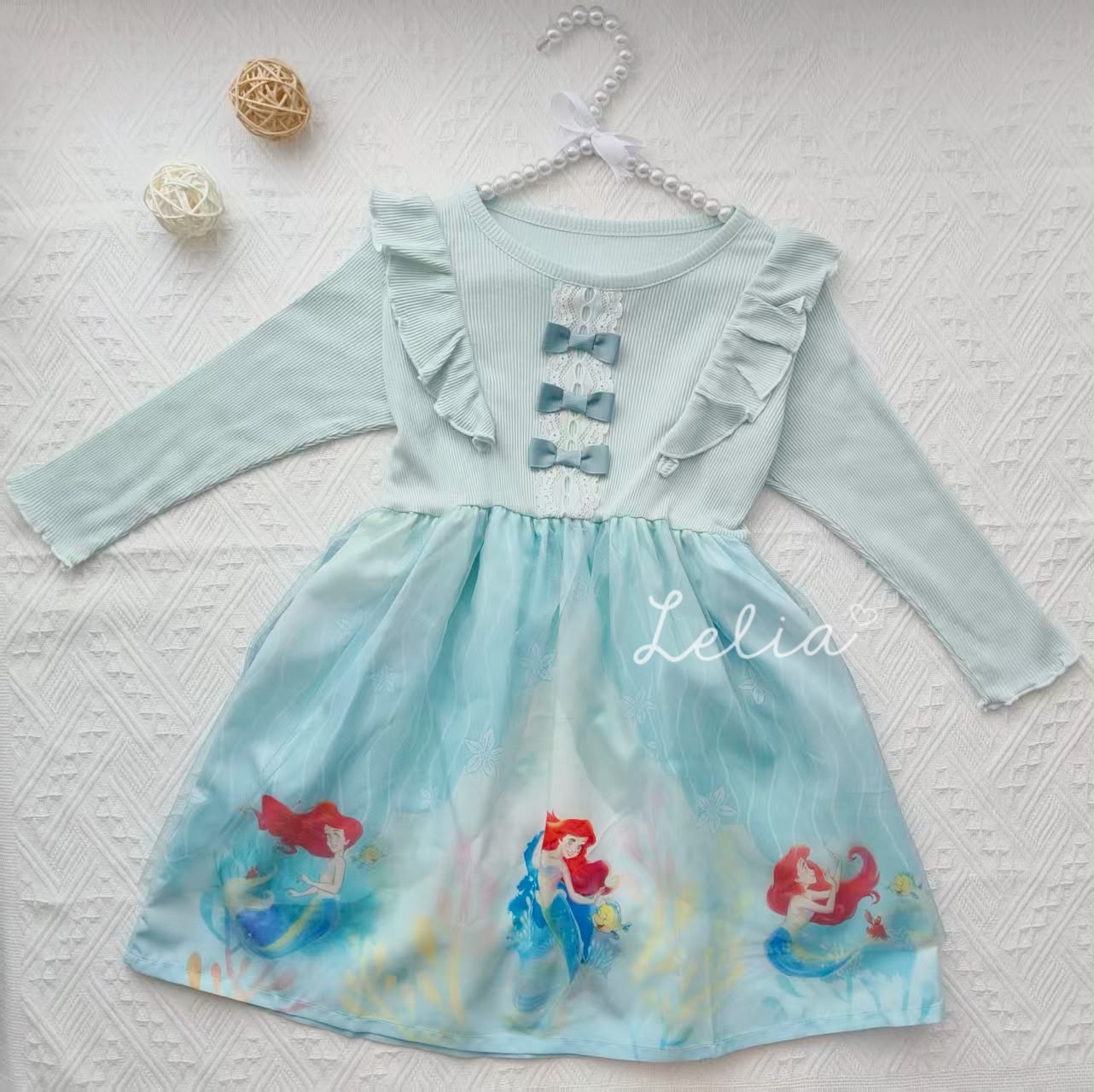 ▫️現貨▫️Disney公主連身裙Elsa /美人魚