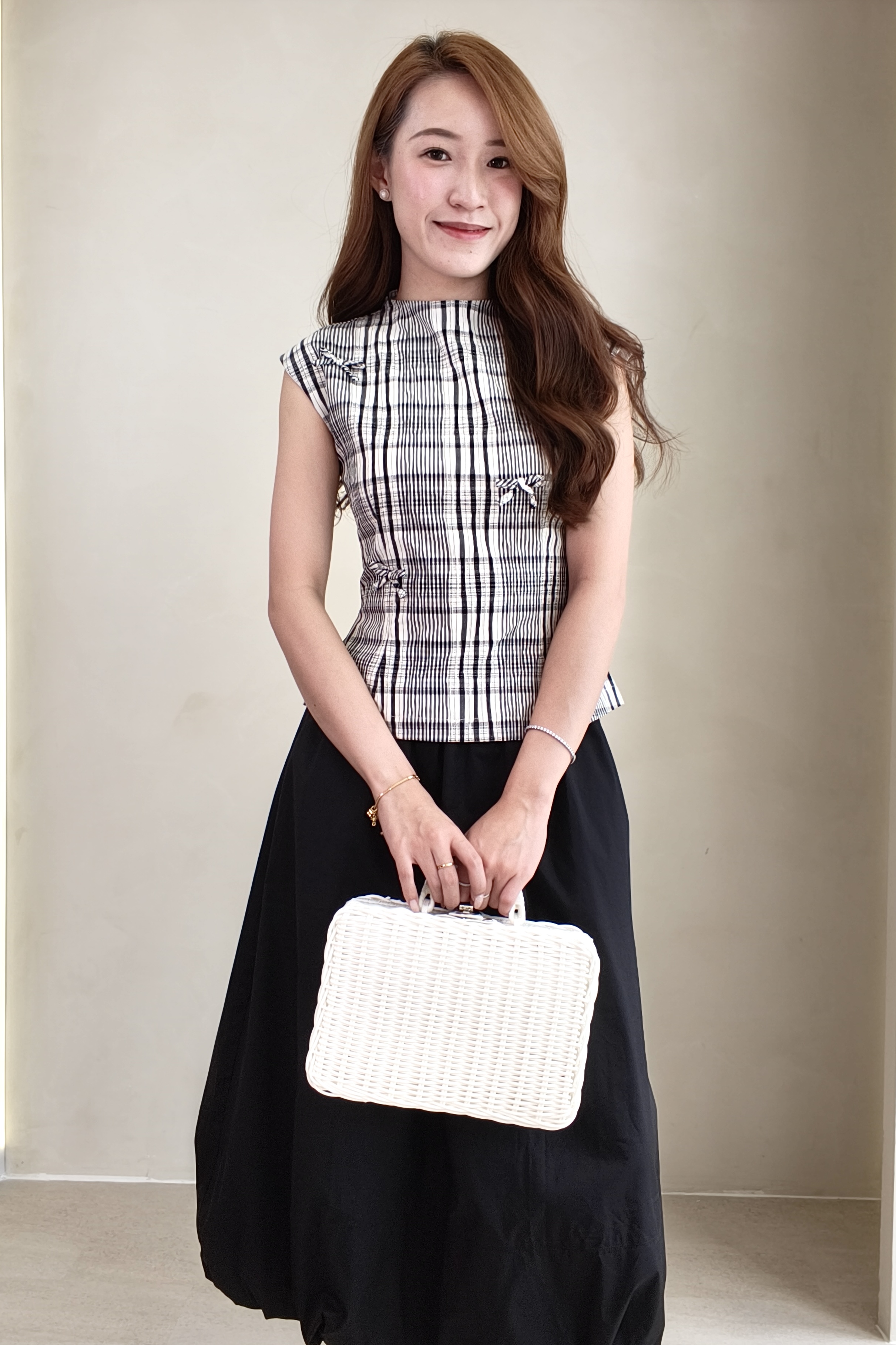 CB2752 Avery Bow Detail Sleeveless Top