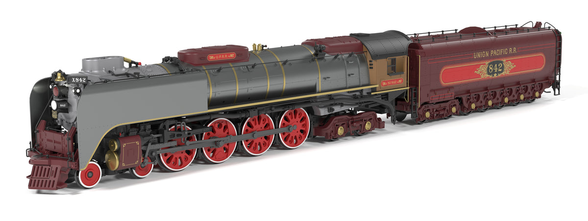 Union Pacific 4-8-4, Class FEF-3, #842, Northern Type Ornate Scheme, Paragon4 Sound/DC/DCC, w/ Smoke, HO