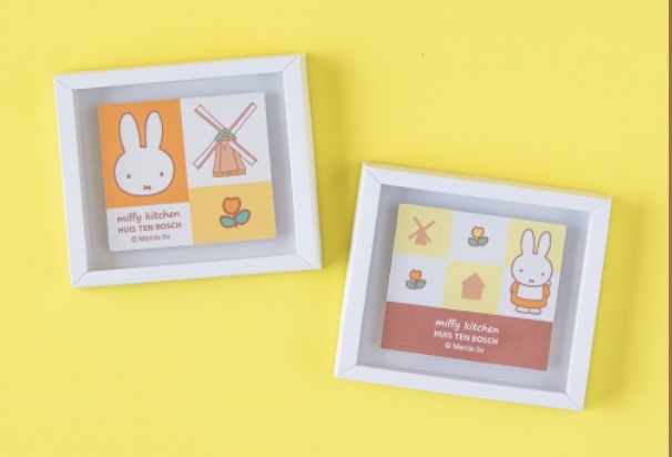 新貨到店 [日本直送] 豪斯登堡 x Miffy Kitchen限定 人氣迷你相框磁石貼