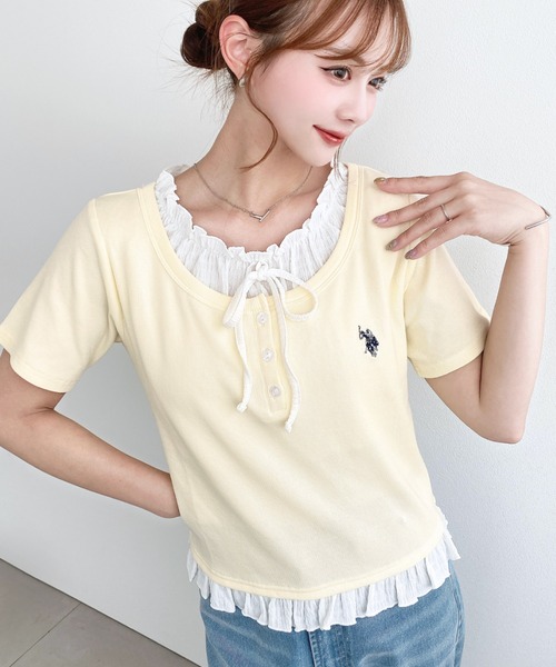 日本U.S. POLO ASSN.假兩件衫