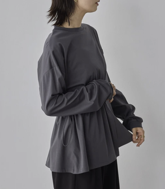抗起球緊湊光滑上衣 - 2026 流行穿搭  長䄂上衣 春夏時尚穿搭 獨特設計 成人休閒 日常穿搭 易於配搭 日本直送   #JP-I-260027