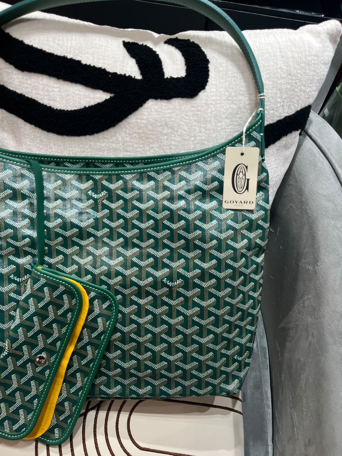 全新未使用品Goyard Boheme Hobo Green 100%Authentic, 全新未使用品 ✅Pouch ✅dust bag 