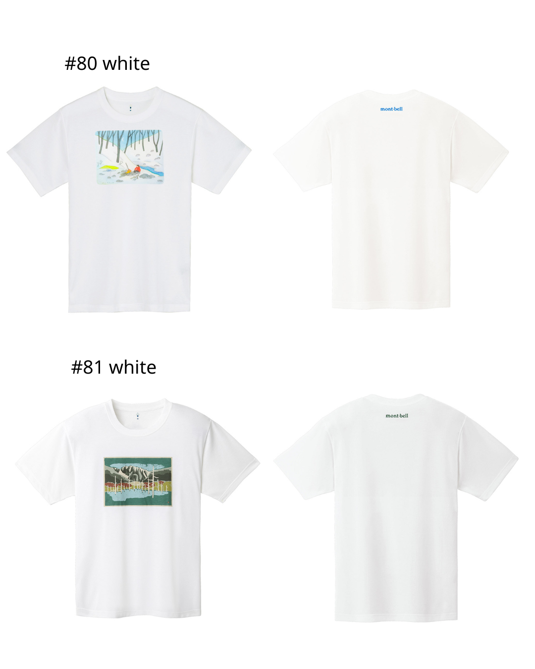 日本代購【 2026新款式 日本直送   montbell WICKRON 透氣 快乾 功能 T-Shirt  男女合穿  | mont-bell unisex print tee 】
