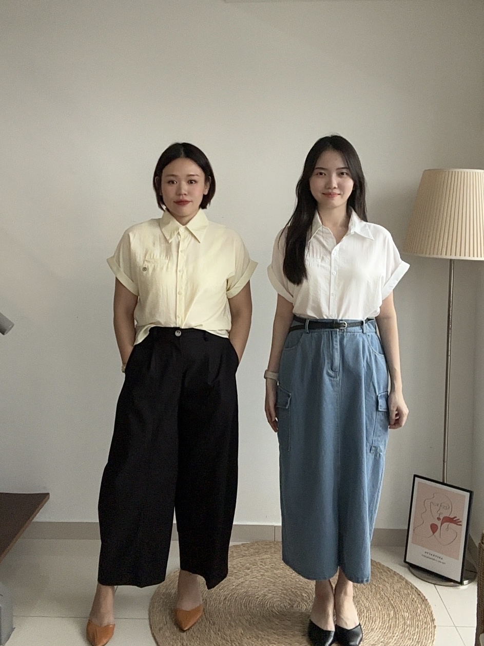 T4094 Cape Sleeve Shirt - 5 Colors 