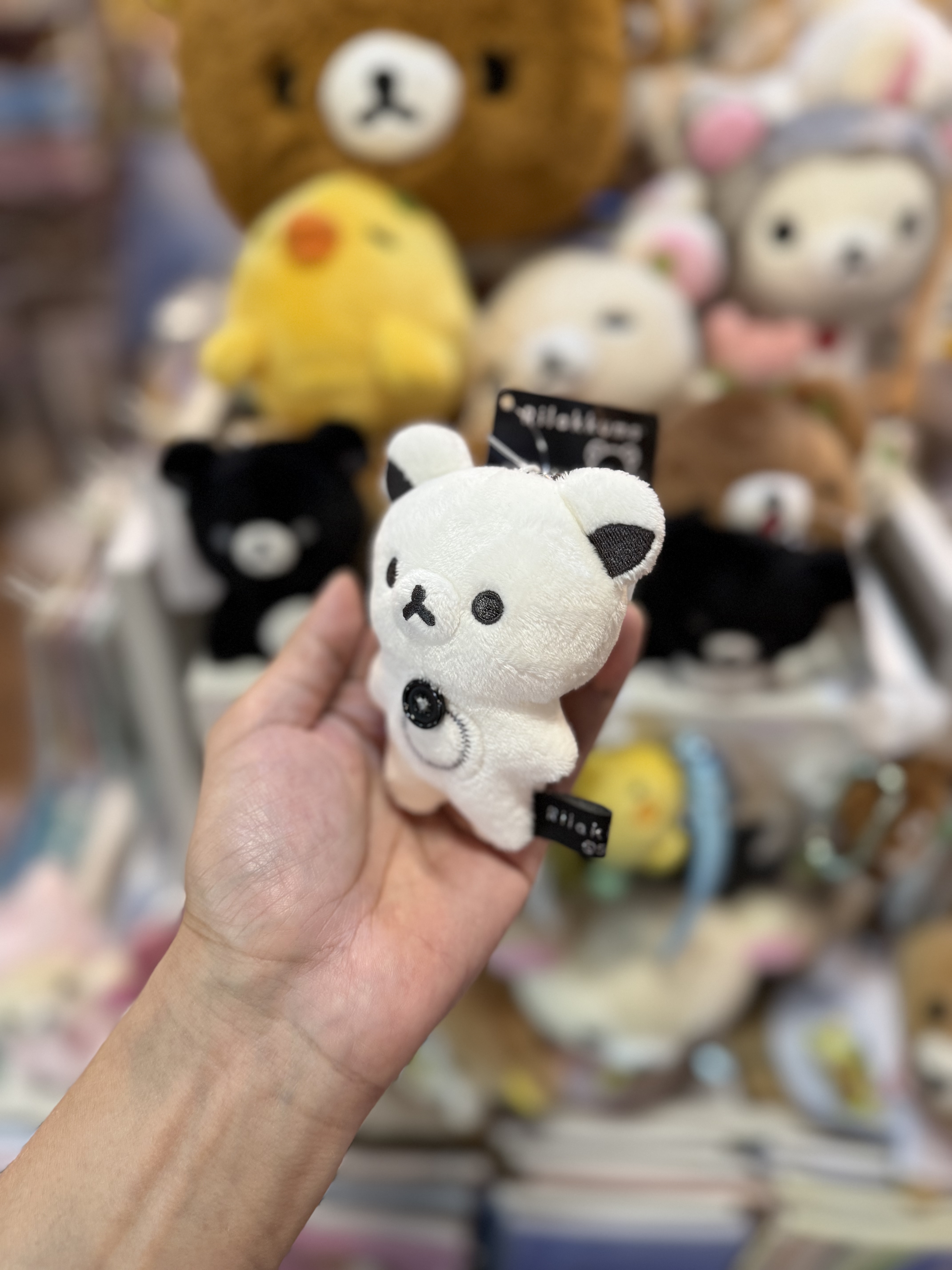 《現貨》全新Rilakkuma黑白造型掛飾