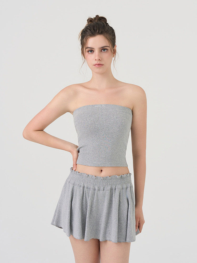 預購_Eyelet Tube Top by Grandeline