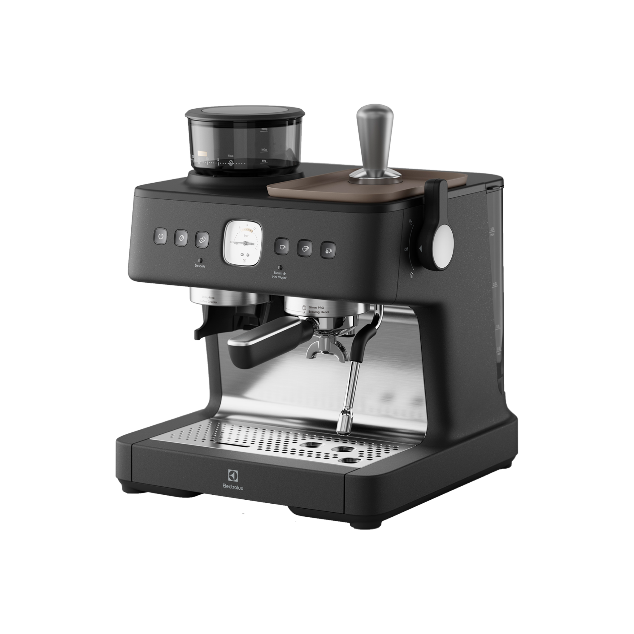 Electrolux Explore 7 Espresso Machine with Precise Heating (E7EC1-600P)