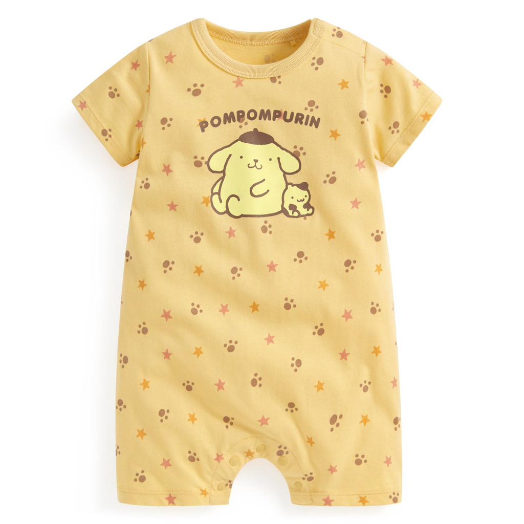 ☀️代購預訂 台灣直送☀️布甸狗純棉人物印花短袖連身服