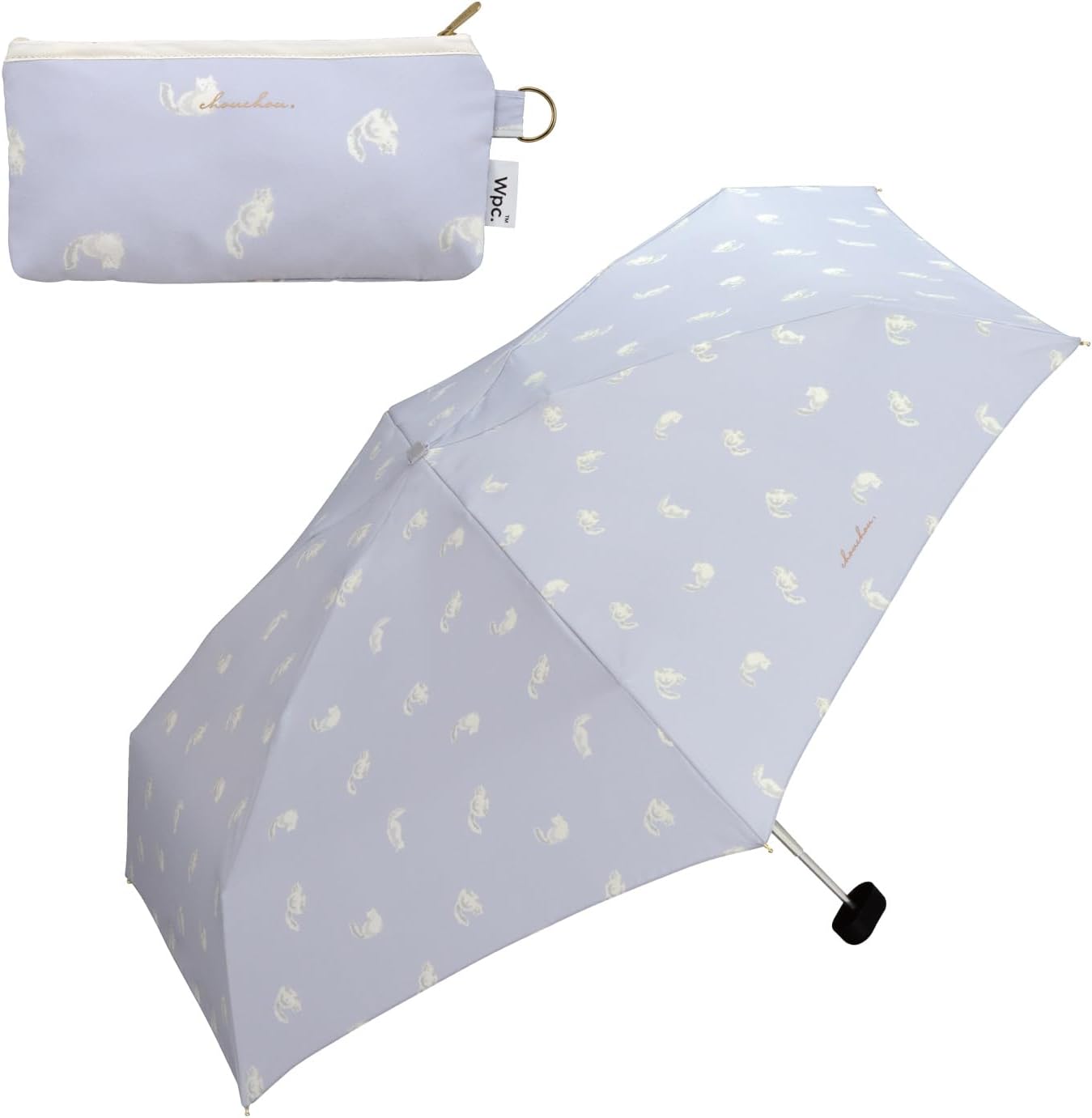 【貓奴必入】日本 Wpc. 可愛貓咪圖案 晴雨兩用縮骨遮 Cats Mini Umbrella 
