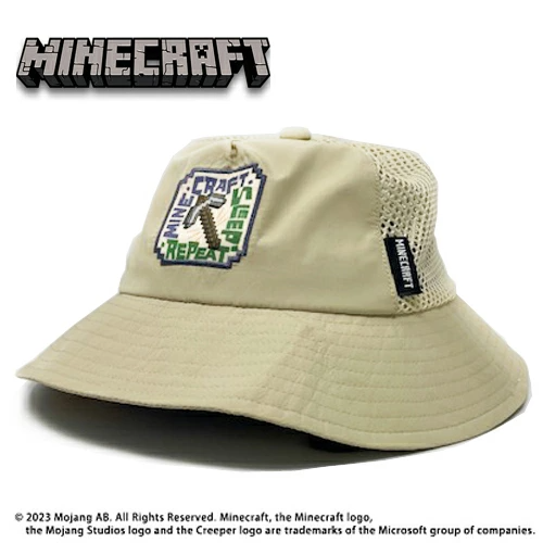 🆕【⭐訂購⭐】🇯🇵日本直送 🌀#Minecraft 網眼透氣遮陽帽［3款選］ 🌀[PLGA-0153] [260831]