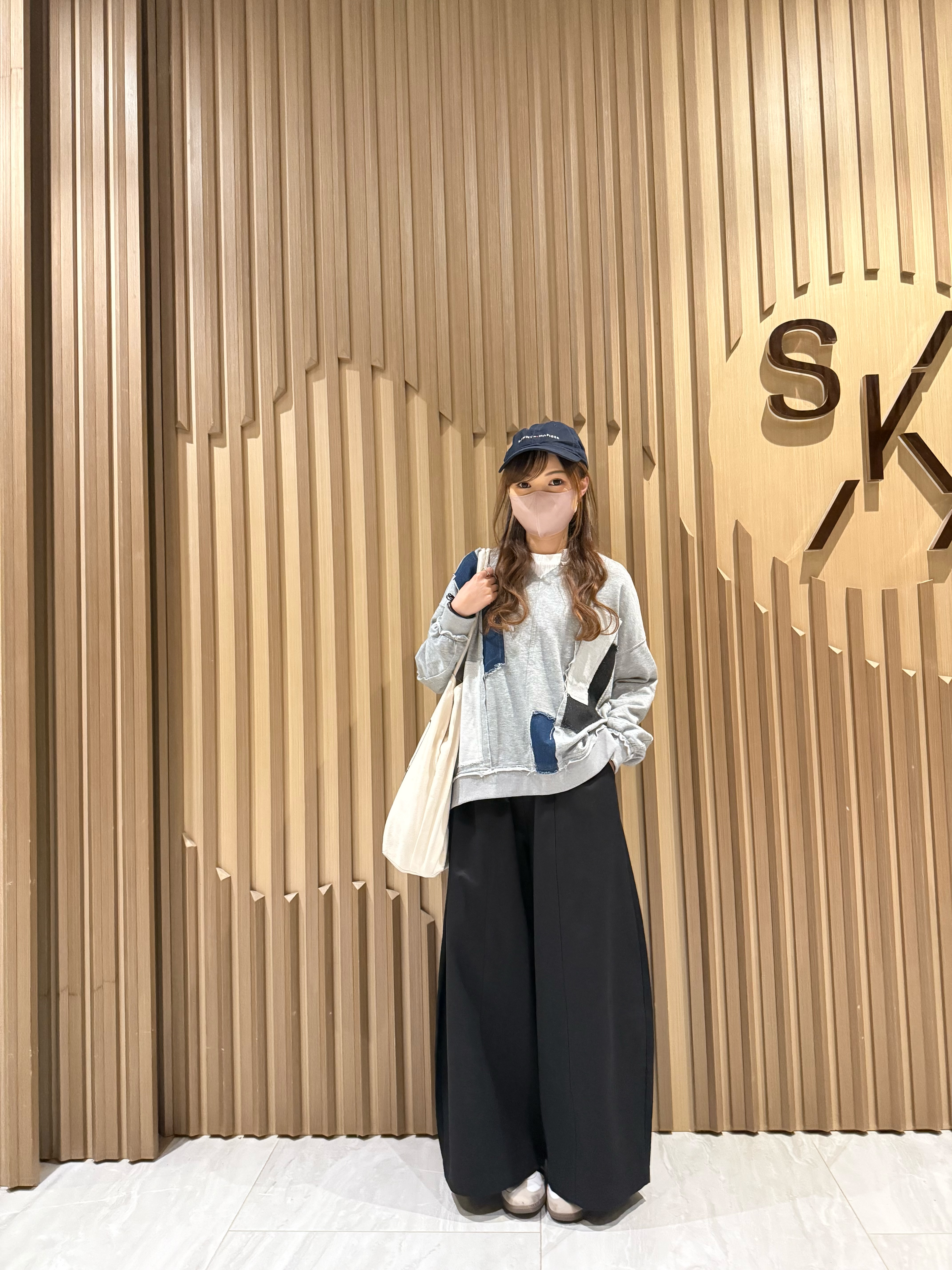 𝐕領拼牛仔布衛衣