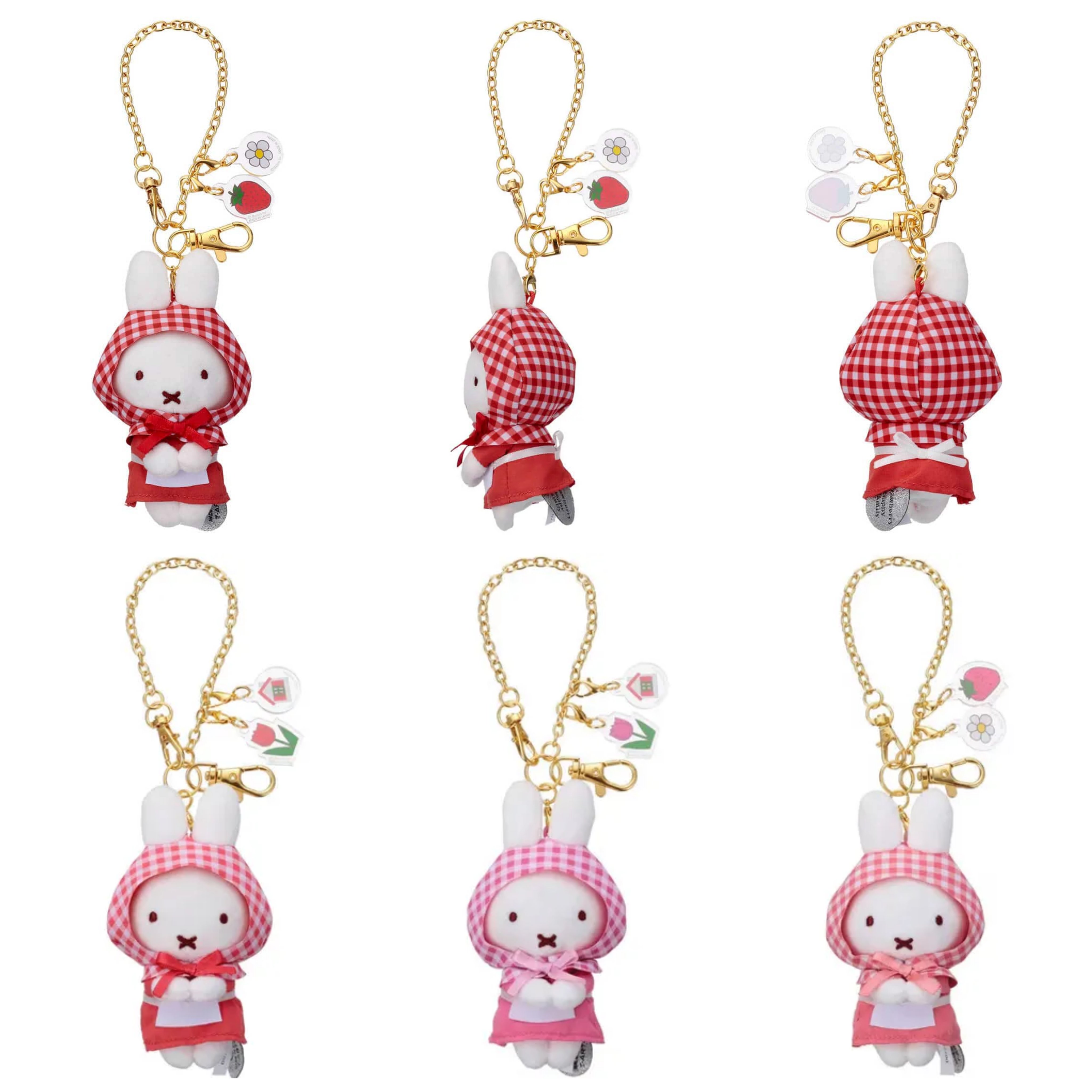 日本直送~新款Miffy掛飾公仔 4款選擇