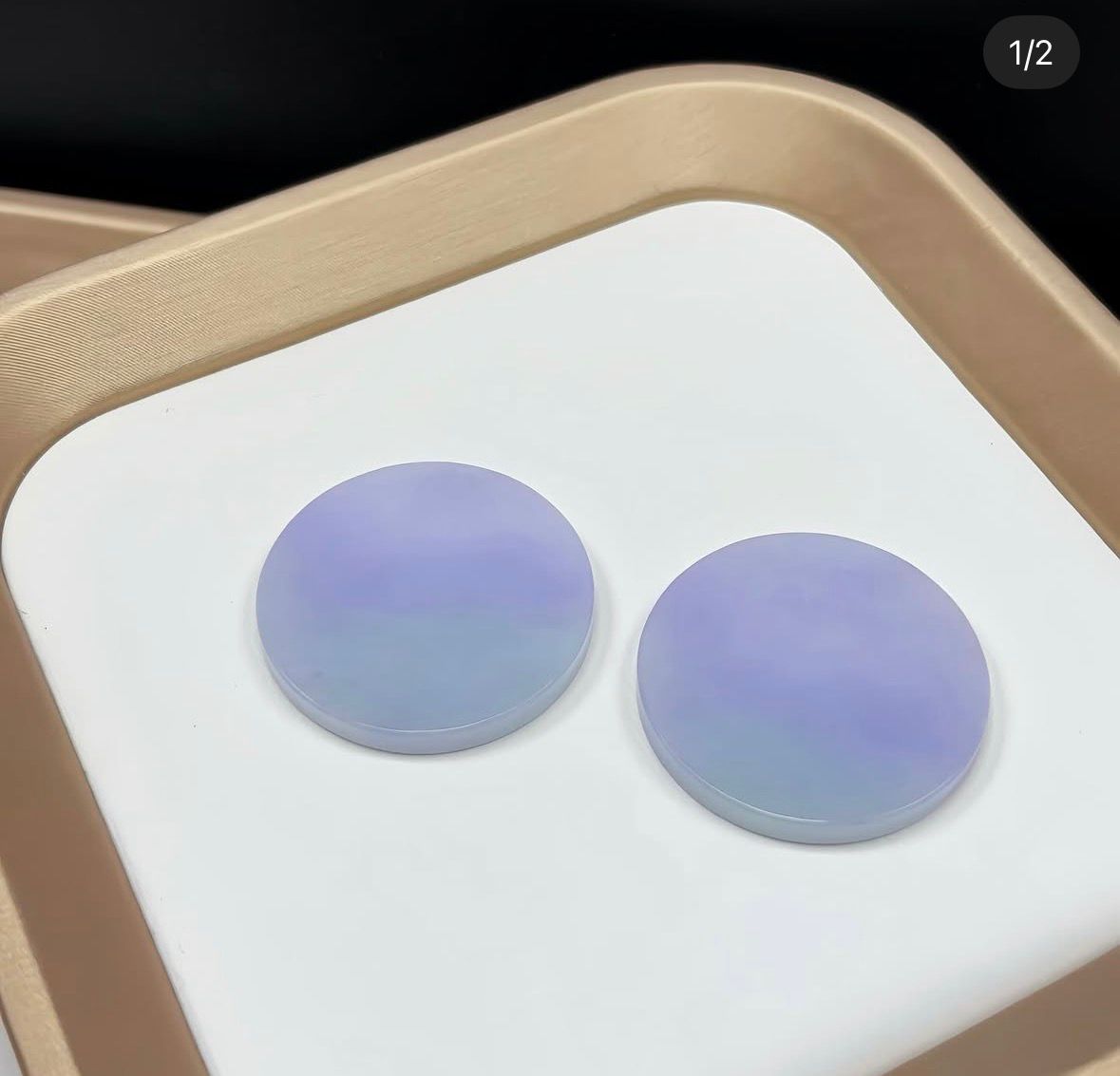 春彩翡翠圓形無事牌