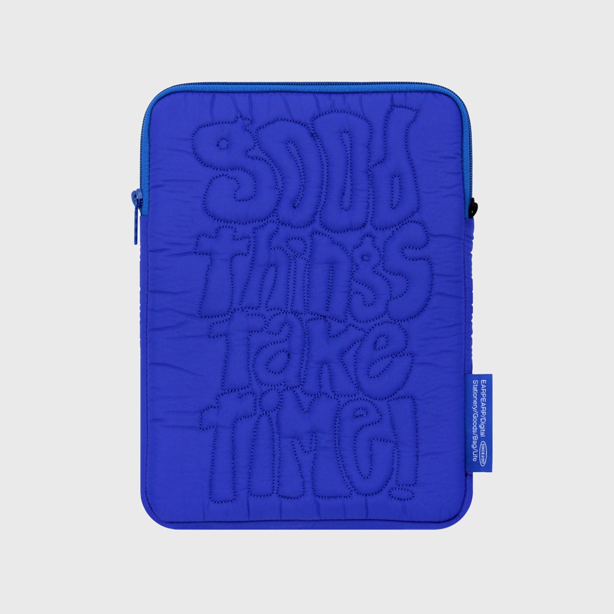 🇰🇷訂購｜earp earp｜iPad pouch - GOOD THINGS TAKE TIME 3色