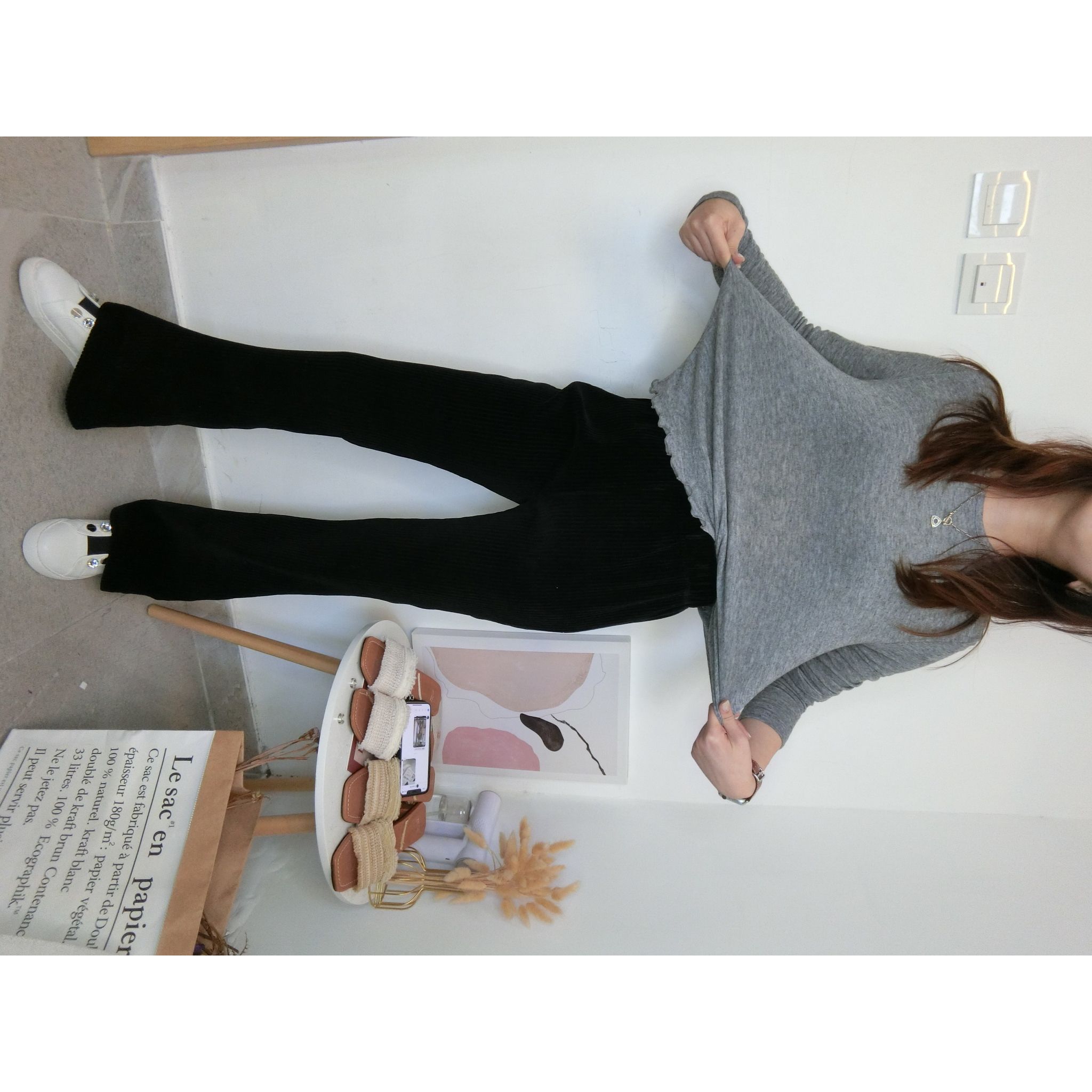 薄身波浪邊打底