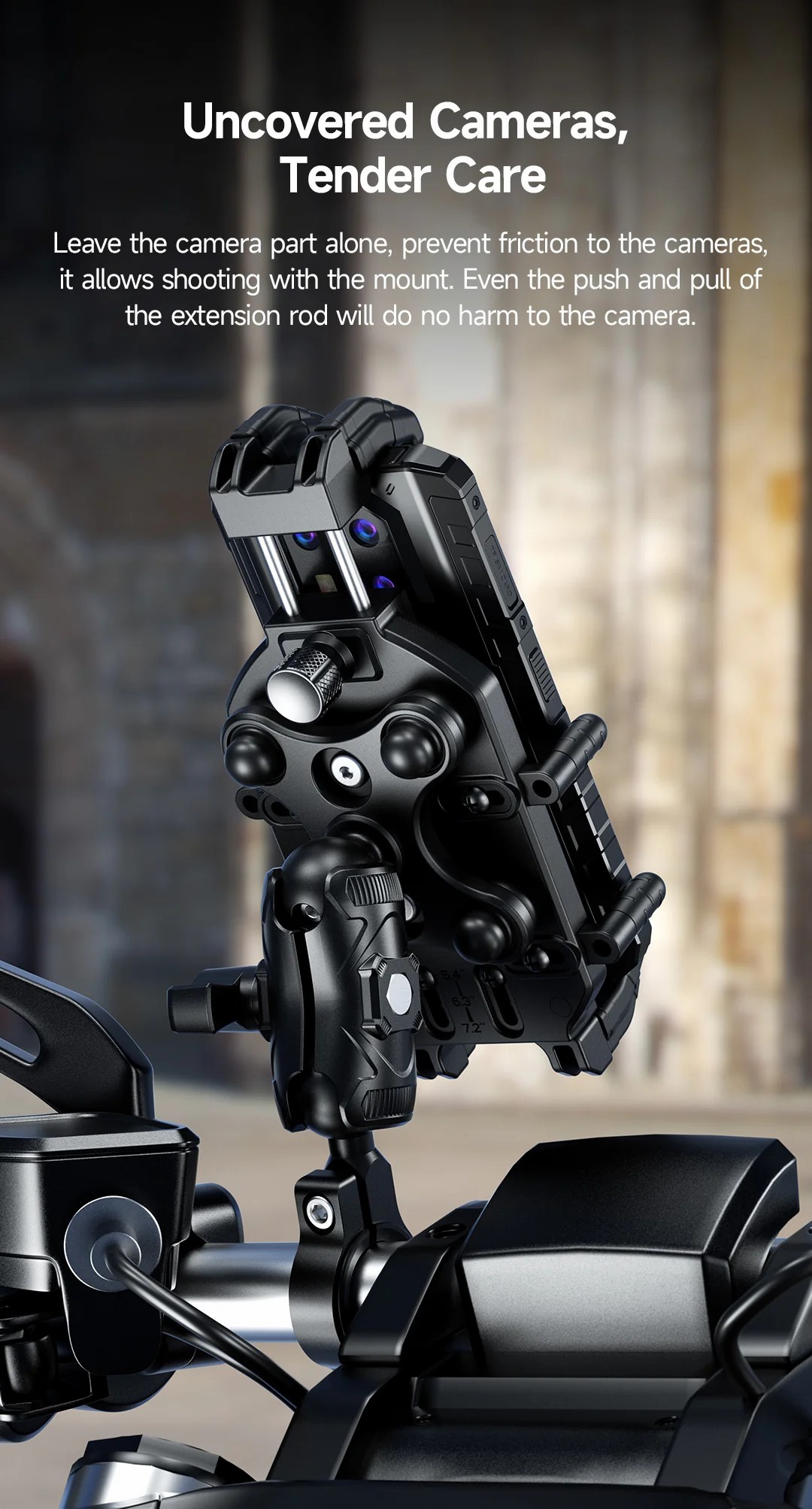 Ulefone Armor Mount Pro AM02 厚款 360° 旋轉自行車支架 Universal Handlebar Phone Mount