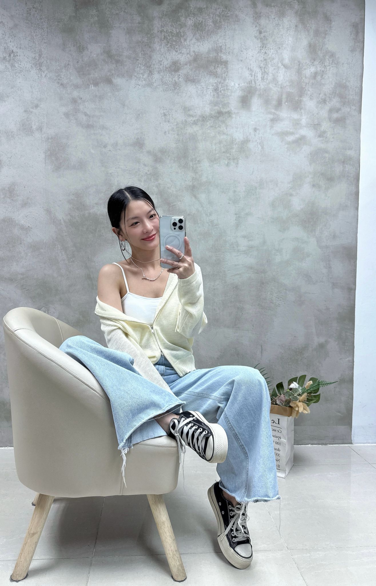 A08 雙拉鍊針織外套