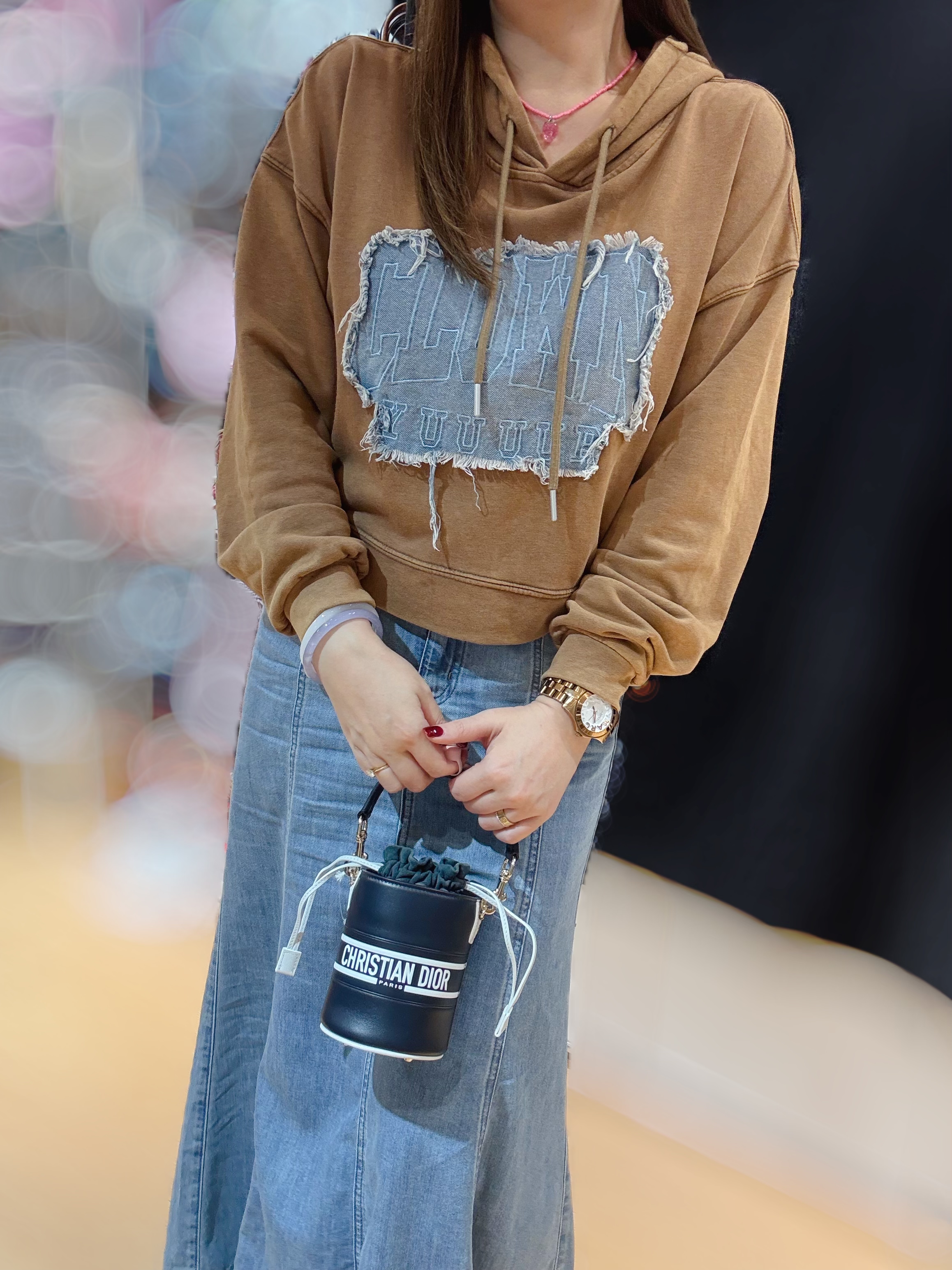 Dior Vibe bucket mirco navy