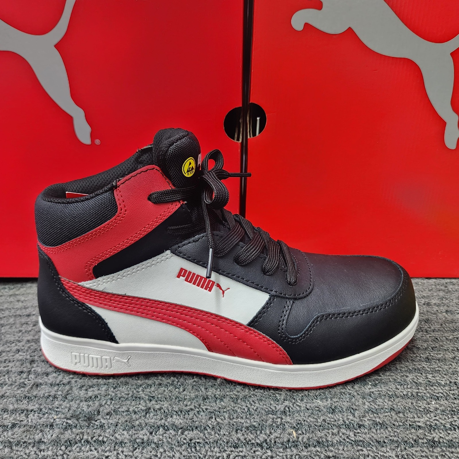 PUMA Safety Shoes 63.005.0 FRONTCOURT Sport Mid Cut Basketball style Lightweight
