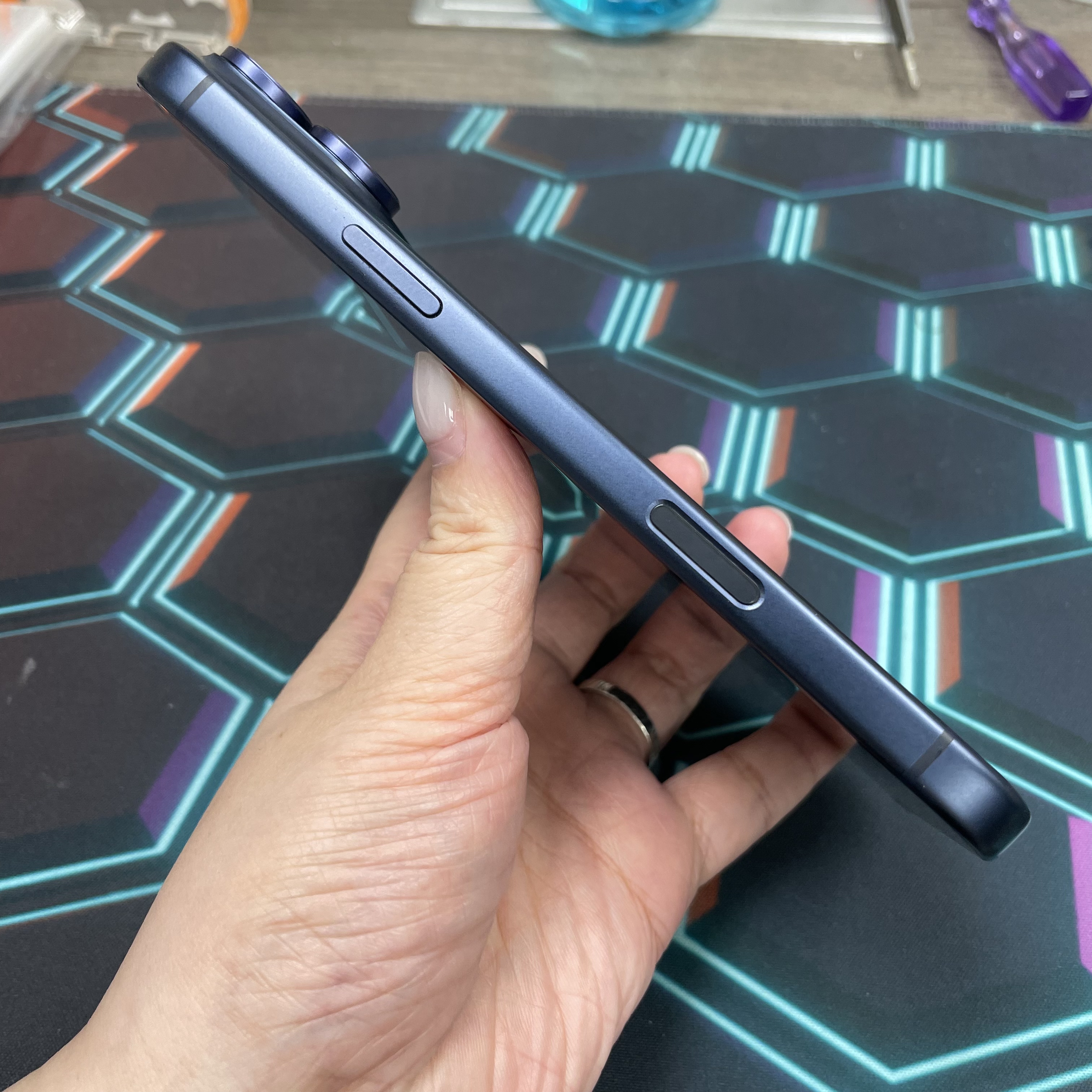 *6711 17 Pro max 勁靚機 512GB 電100 藍色 blue