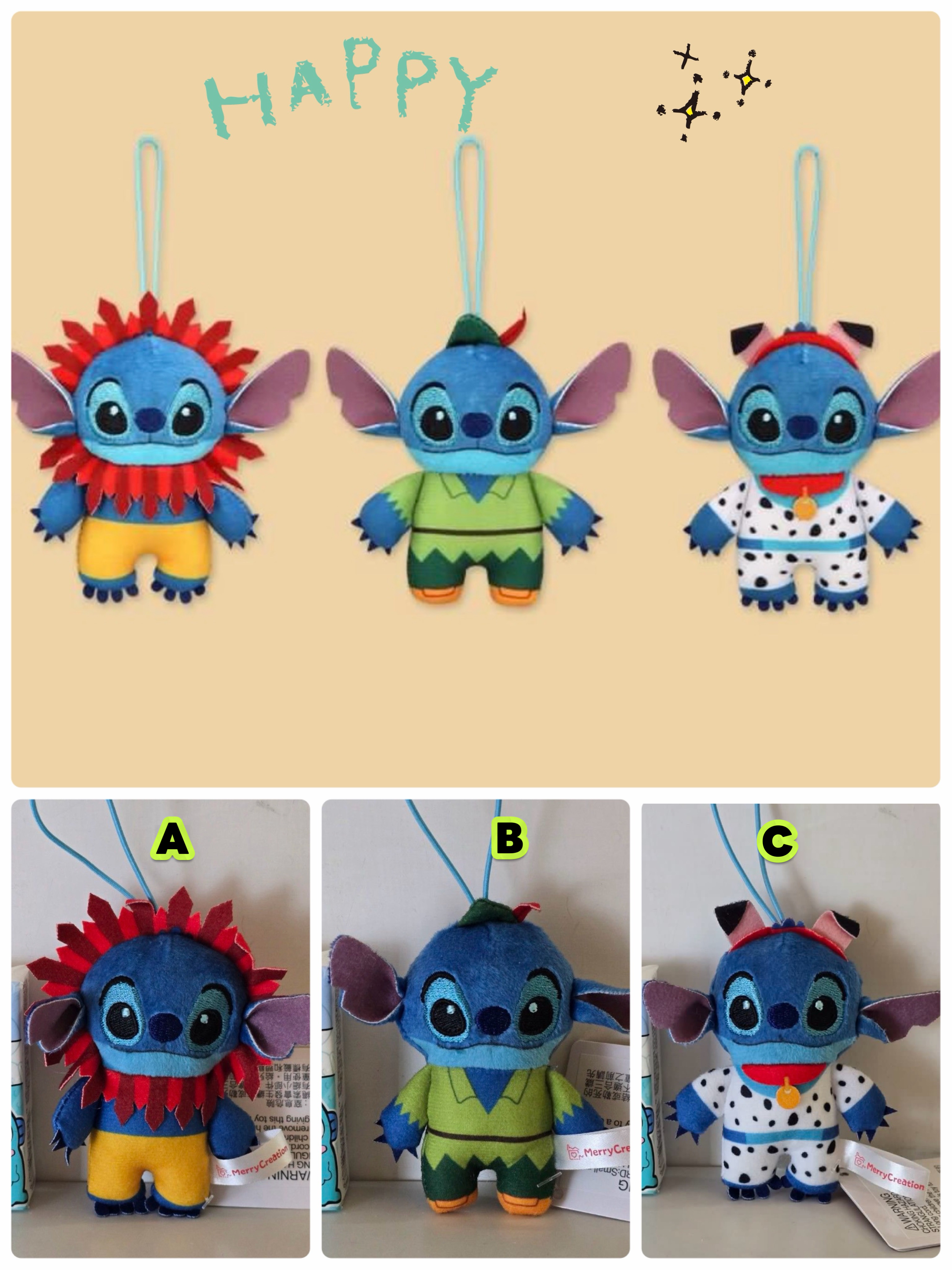 ☆現貨☆日本直送Disney迪士尼Lilo & Stitch史迪仔公仔吊飾