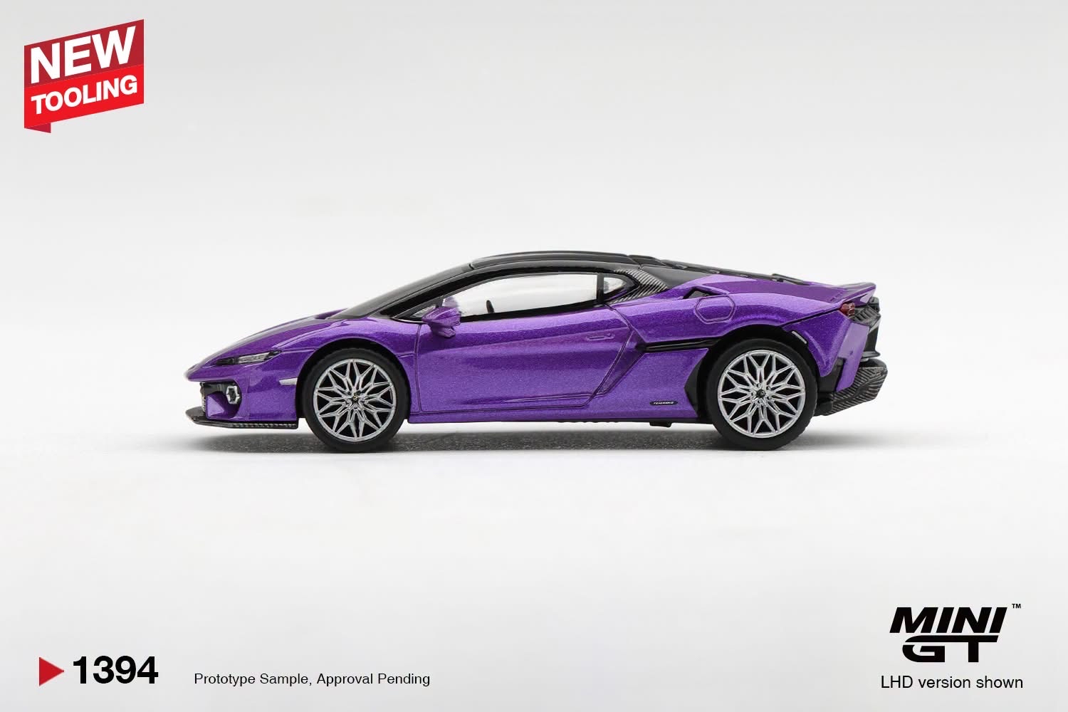(預訂 Pre Order) Mini GT ( MGT01394-R ) Lamborghini Temerario Viola Pasifae