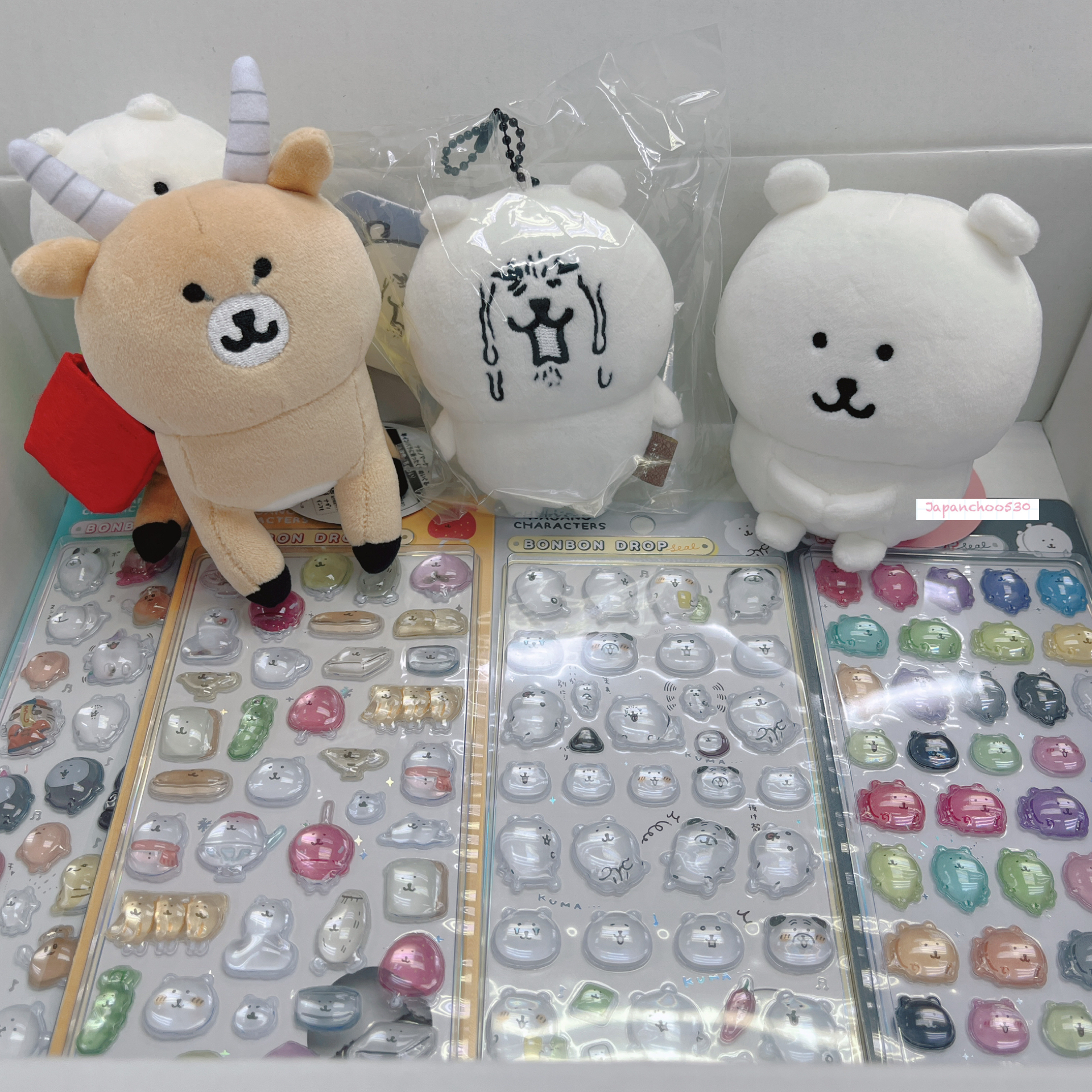 日本現貨📍Joke Bear得意造型立體水晶貼紙