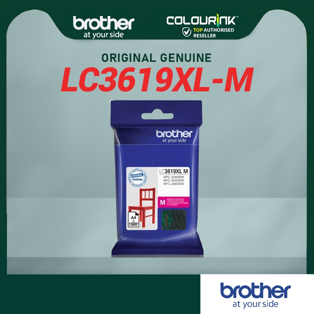 Brother LC3617 Original Cyan Ink Cartridge MFC-J2330dw /J2730dw / J3530dw / J3930dw lc-3617 lc3619xl