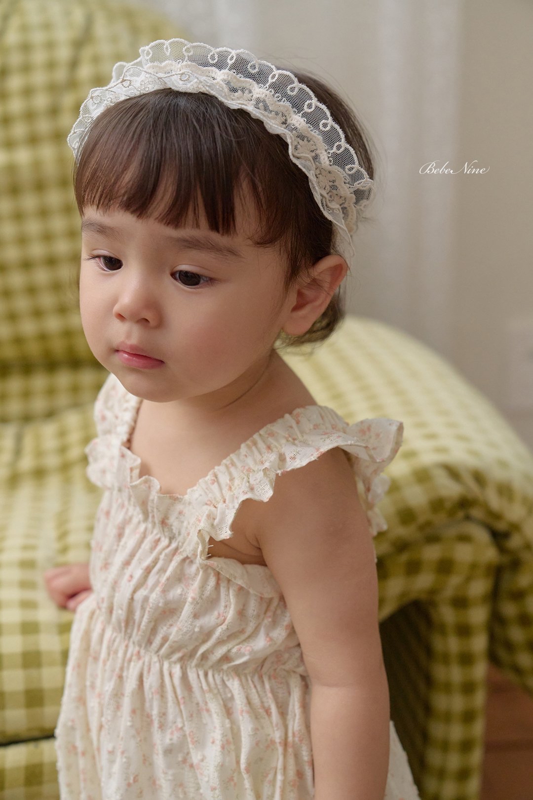 ☀️預訂 韓國直送☀️🇰🇷Bebenine蕾絲花邊髮帶兩件套