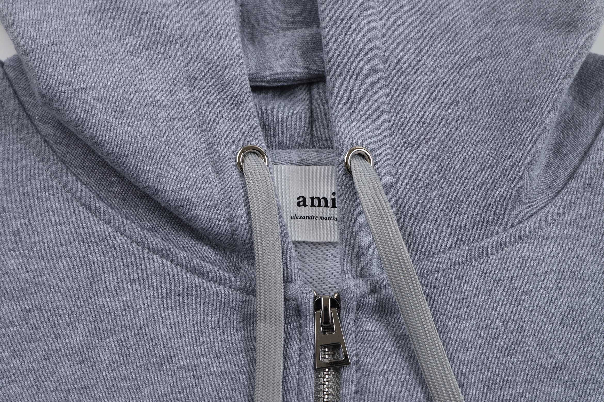 Ami De Coeur 黑色小標拉鍊連帽外套