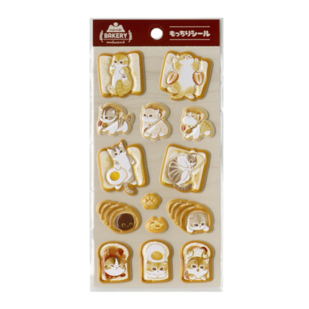 Mofusand 鯊魚貓 貼紙｜預訂