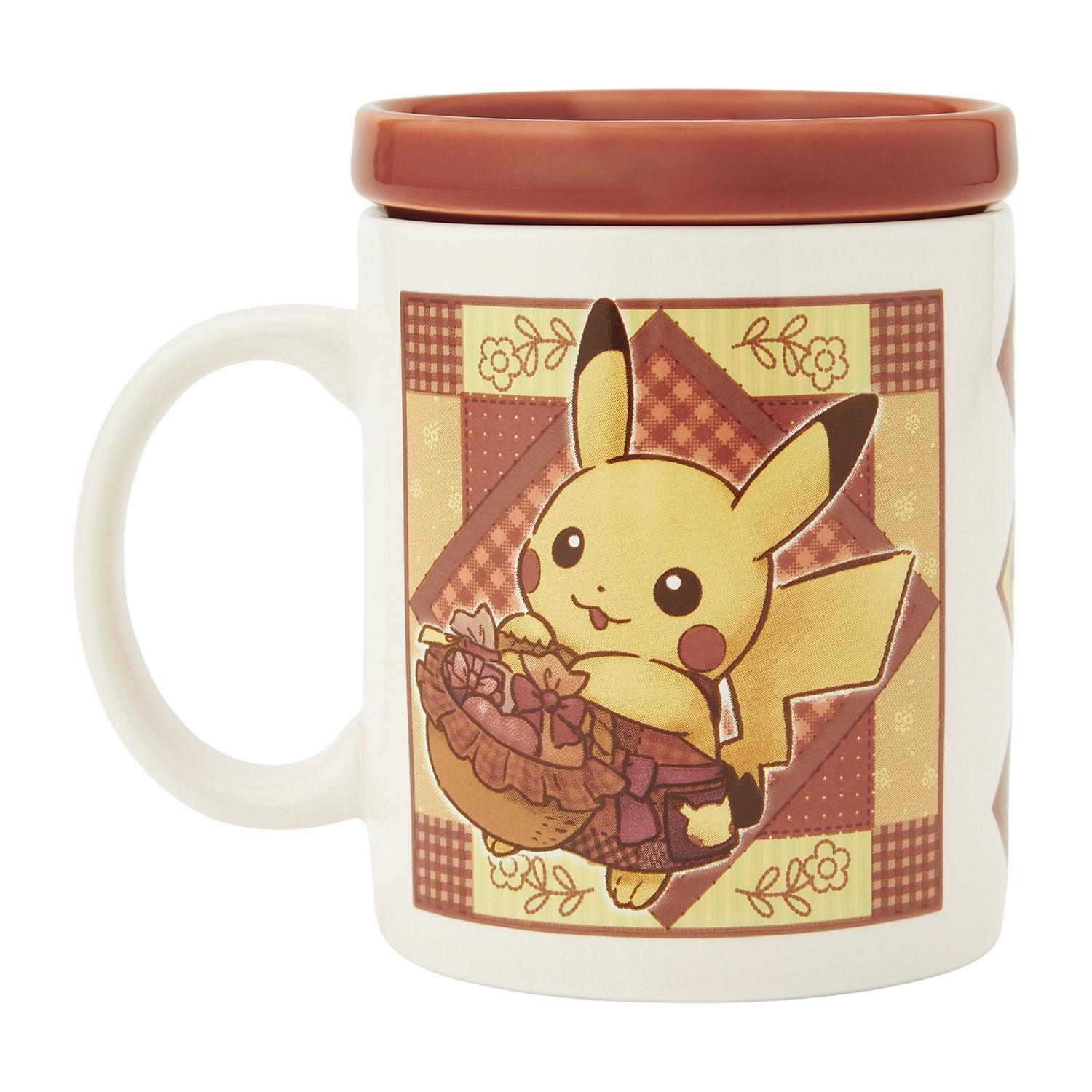 Pokemon Center 2026 ふた付きマグカップ Pikachu’s Sweet Delivery 水杯 310ml - 01260354