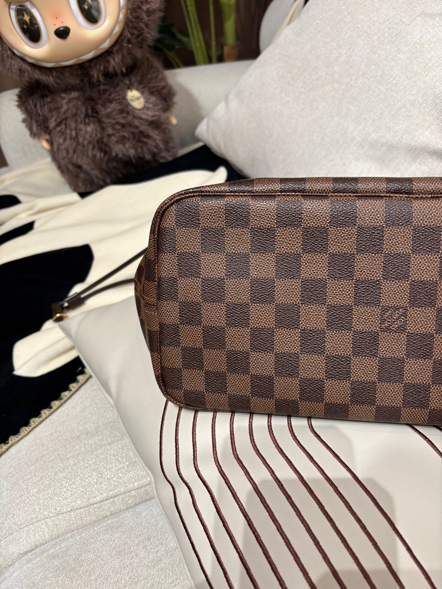 LV Neverfull MM Damier 100%Authentic, 98%New ✅Dust bag