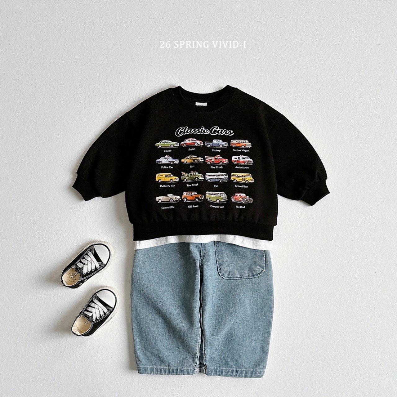 🌸預訂 韓國直送🌸🇰🇷VIVIDI兩色口袋寬鬆闊腳牛仔褲