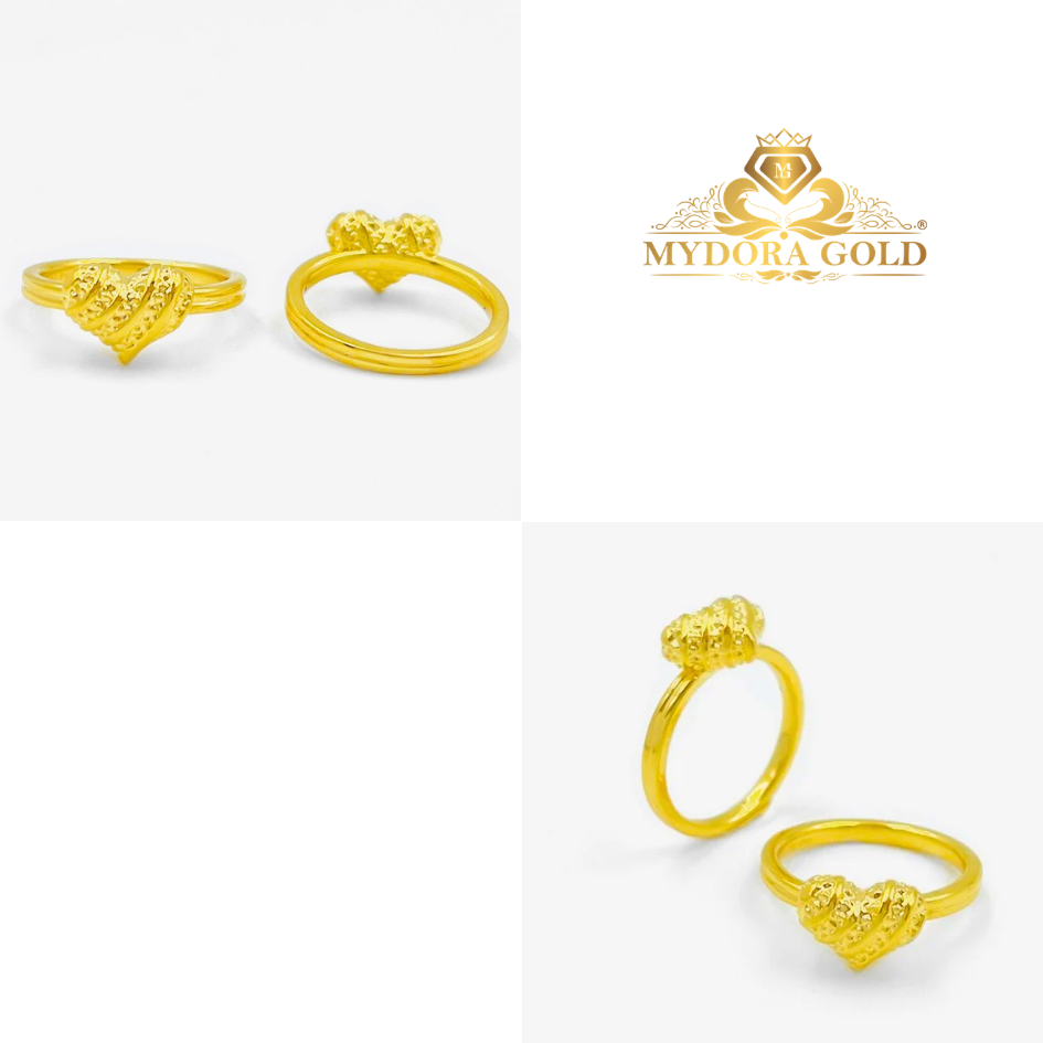 MYDORA Cincin Mini Puffed Love (5G) l EMAS 916/22K
