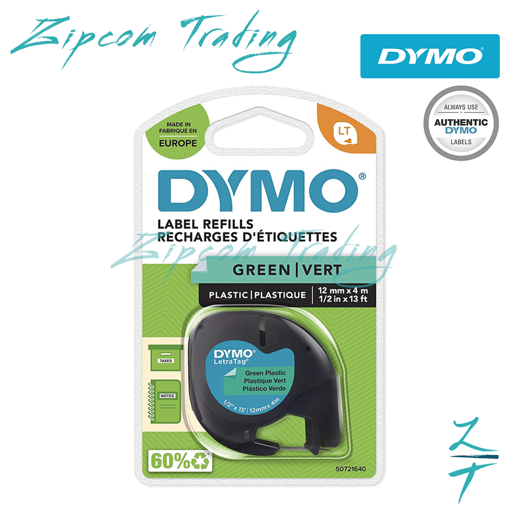 DYMO Letratag Label Maker Tape (12mm x 4m)